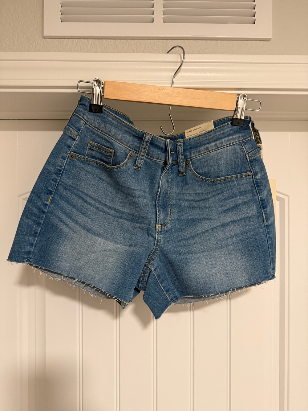 Universal Thread Light Blue Frayed Hem Denim Shorts